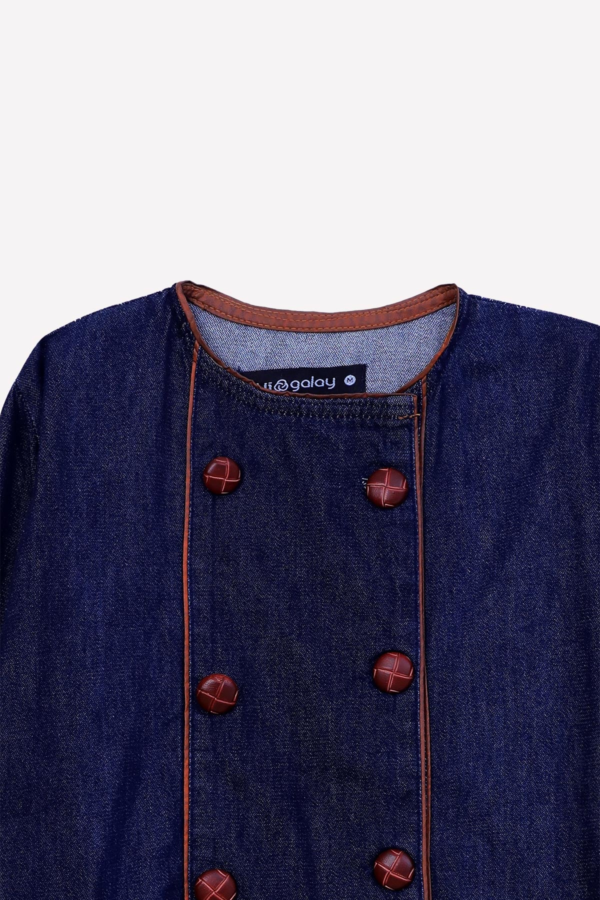 Denim Belt Coat