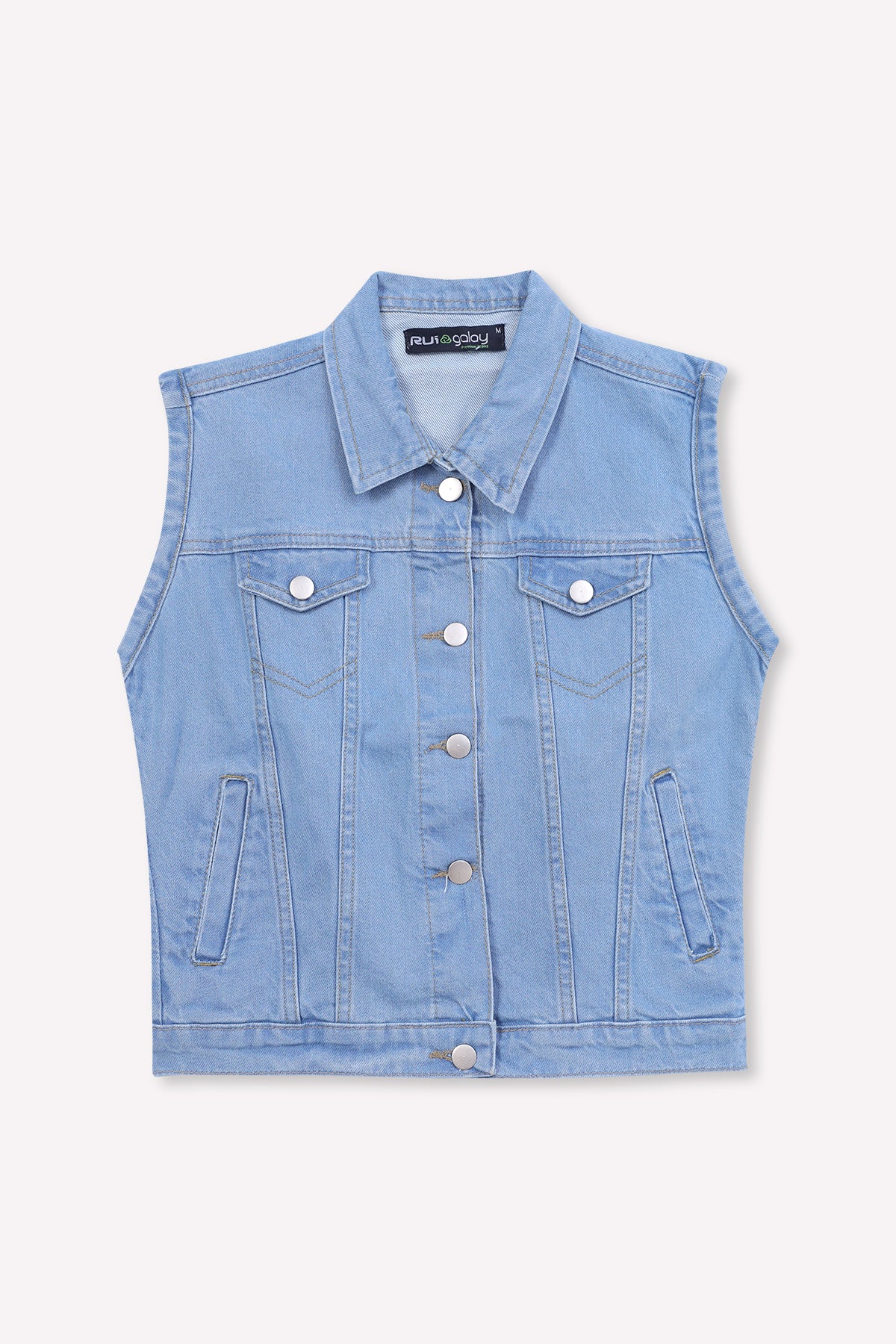 Sleeveless Denim Jacket