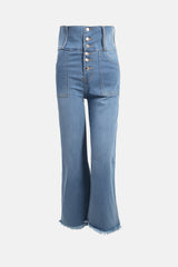 Wide Leg High Waisted Jeans