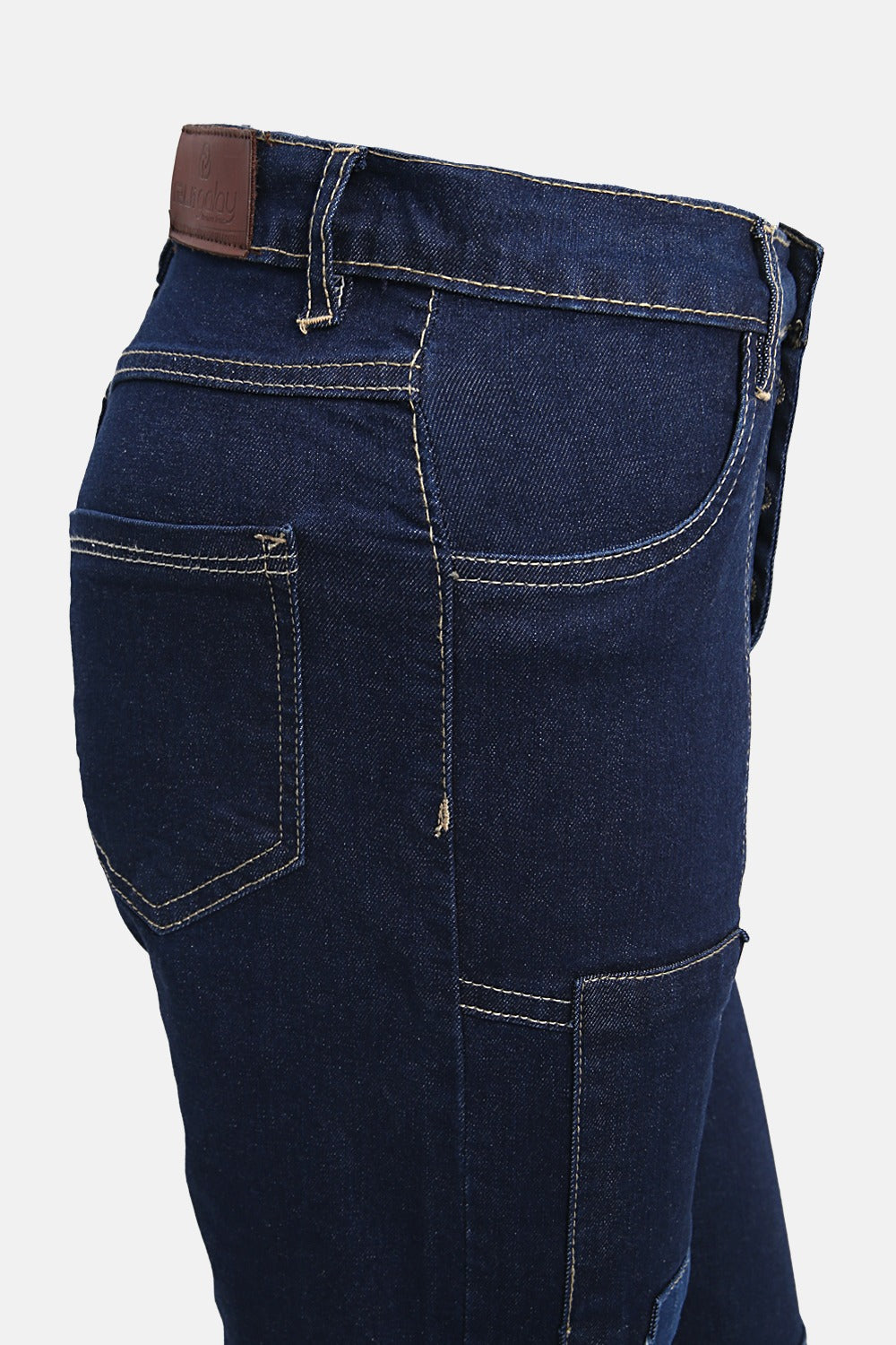 Funky patches bell bottom jeans